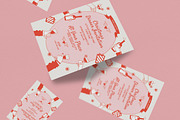 Doodle Christmas Dinner Invitation, a Card Template by Guuver (Thumbnail 3 of 3)