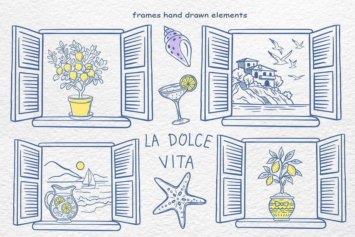 Summer Mediterranean, an Object Graphic by Watercolor dreams (Photo 6 of 13)