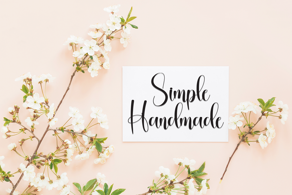 Greating | Script Font, a Handwritten Font by Scratchones (Photo 4 of 9)
