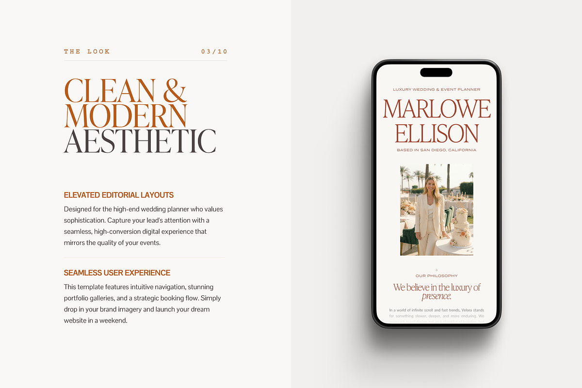 Velora Squarespace Template, a Squarespace Template by Glowup Online (Photo 2 of 8)