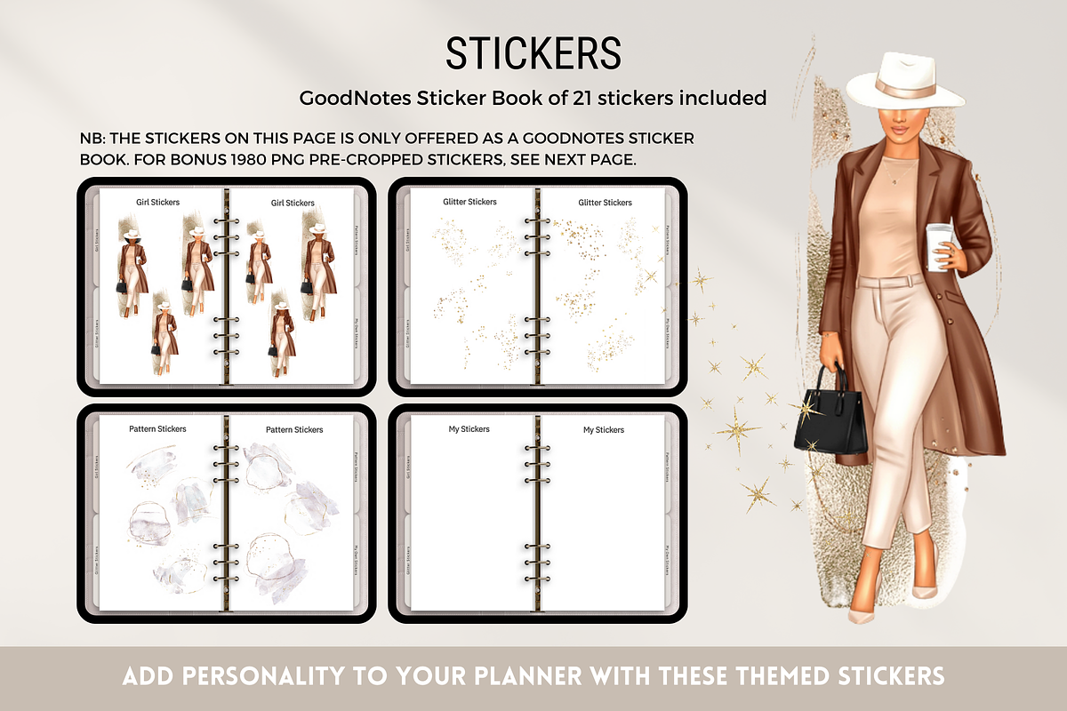 Digital Finance Planner + Stickers, a Templates & Theme by SunshineStudioBoutique (Photo 4 of 9)
