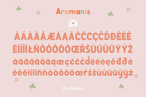 Aromanis Sweet Font Bonus