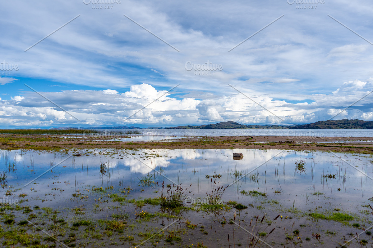 Llachon beach with a scenic view of Lake Titicaca, Peru, a Nature Photo by GoodGoods (Photo 2 of 2)