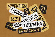 Kleopatra – Brush Ethnic Geometric, a Sans Serif Font by Inviline.co (Thumbnail 8 of 15)