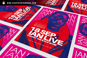 Music Flyer Template, a Flyer Template by GraphicDiamonds (Thumbnail 2 of 6)
