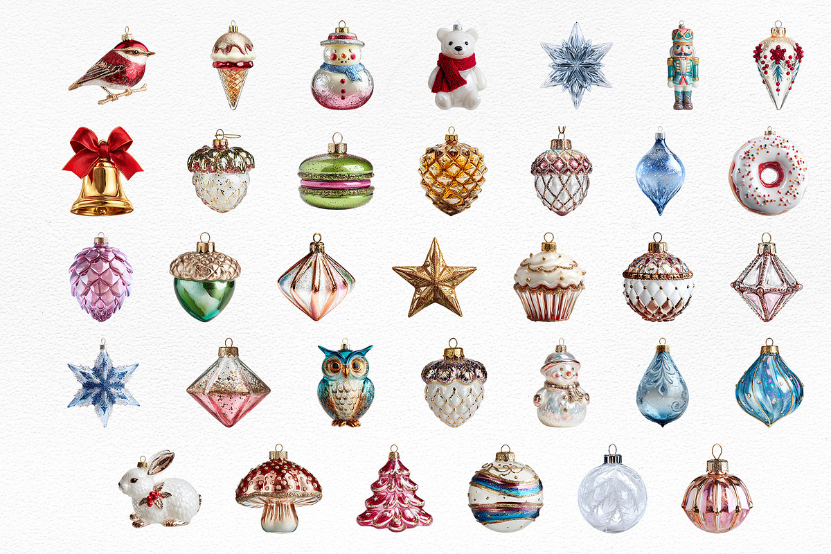 Christmas Collage Clipart Bundle, an Object Graphic by NatalieArtShop (Photo 6 of 10)