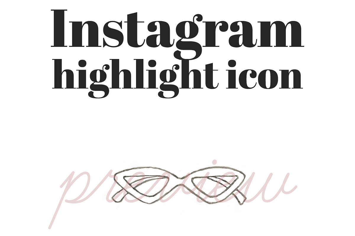 Instagram Story Highlight Sunglasses, a Social Media Template by Masters of Instagram (Photo 1 of 5)