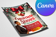 Christmas Service Church Flyers, a Design Template by Design Up (Thumbnail 3 of 4)