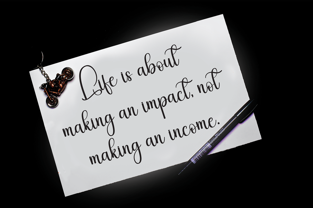 Brush Black | Script Font, a Handwritten Font by Scratchones (Photo 4 of 9)