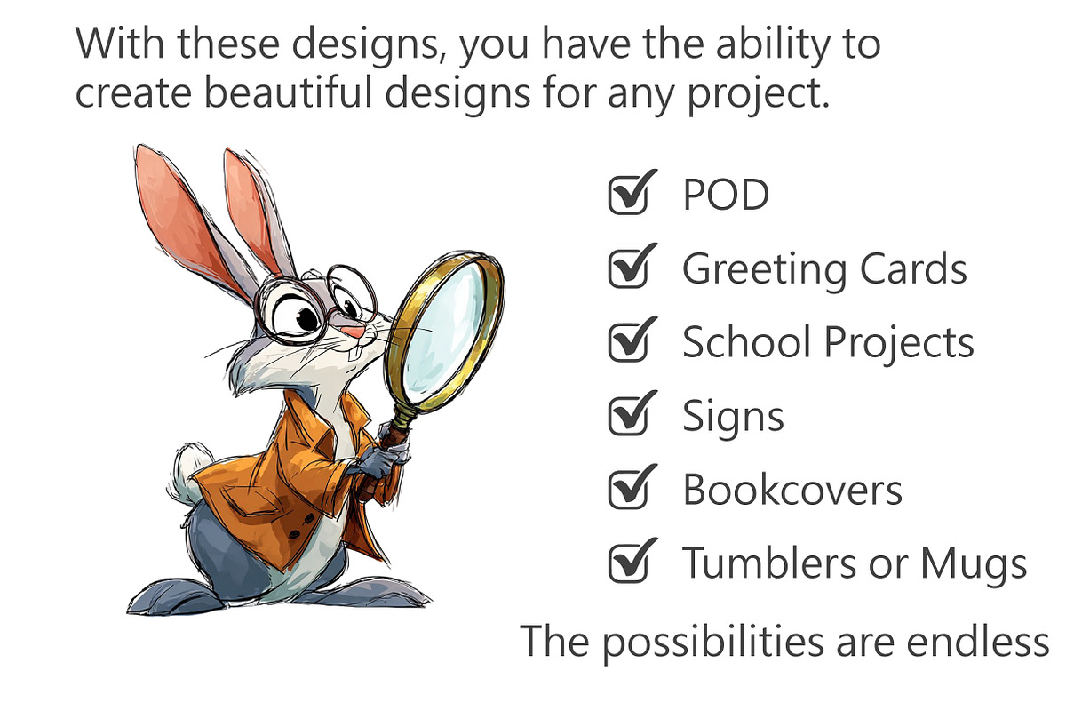 Whimsical Animal Clipart, an Illustration by Pixels.Craft (Photo 3 of 5)
