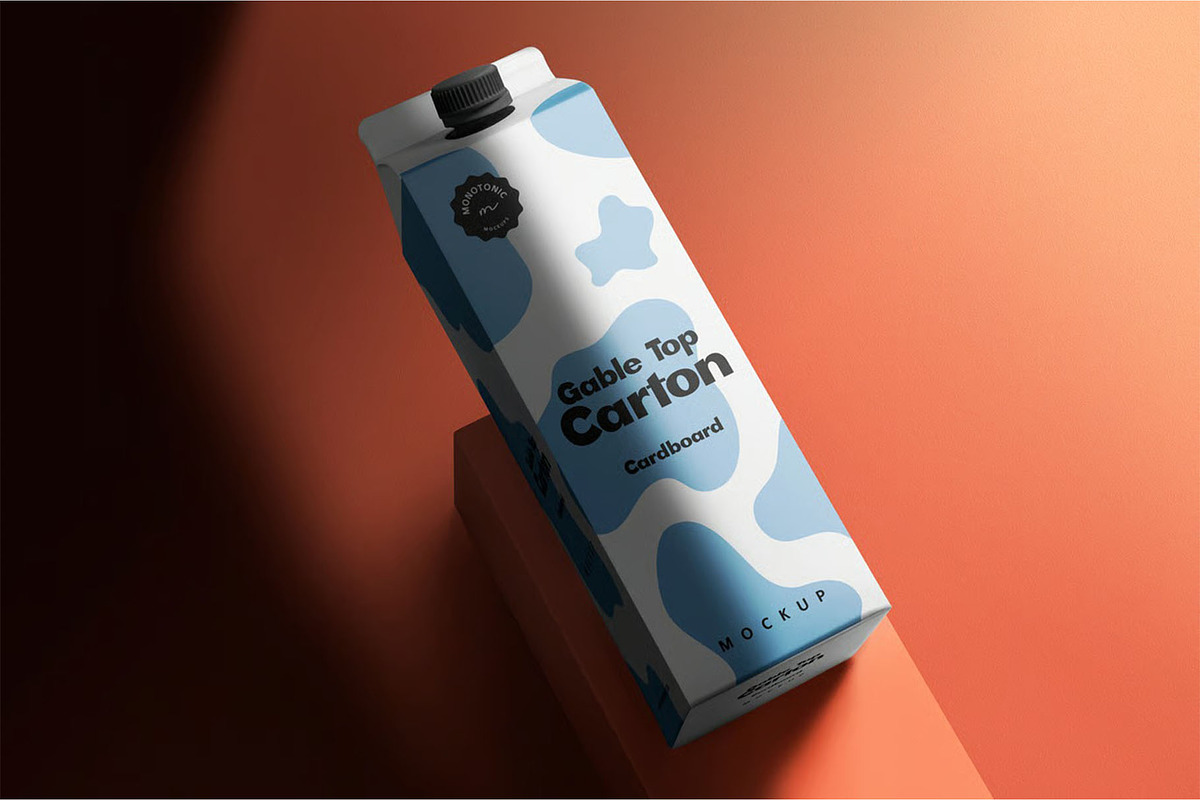 Milk Mockup, a Product Mockup by megostudi0 (Photo 6 of 7)