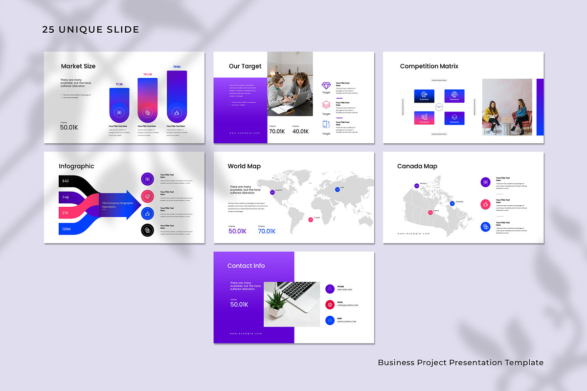 Business Project Presentation Templa preview 8
