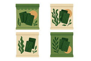 Colorful packaging design featuring, a Food Illustration by ZinetroN