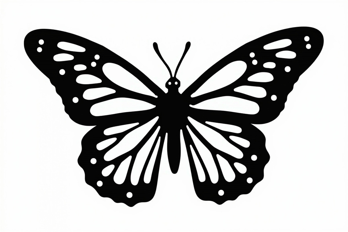 Delicate Butterfly Laser Cut Design, an Icon by hafijul (Photo 6 of 13)
