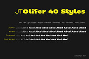 JT Olifer | 40 Fonts Family, a Sans Serif Font by Jolicia Type (Thumbnail 6 of 13)