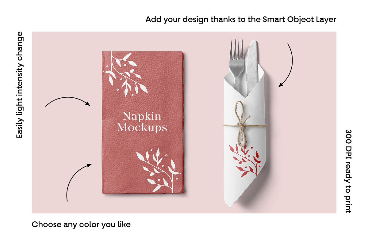 Restaurant Stationery Mockups, a Packaging Mockup by MockupForest (Photo 3 of 8)