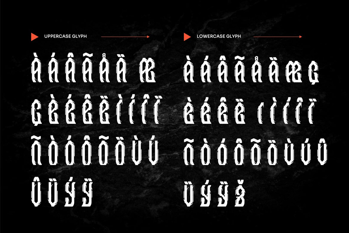 Vetlicaz - Blackletter Font, a Blackletter Font by Dhabee (Photo 6 of 12)