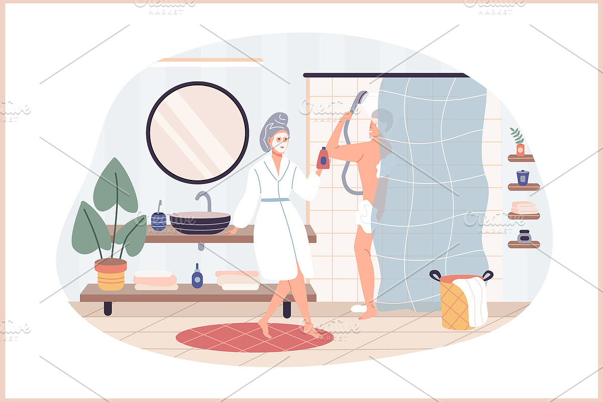 Daily Habits: Morning Routine Pack, a Healthcare Illustration by IRSYART (Photo 5 of 10)