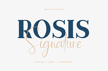 Rosis And Ballroom Font Duo