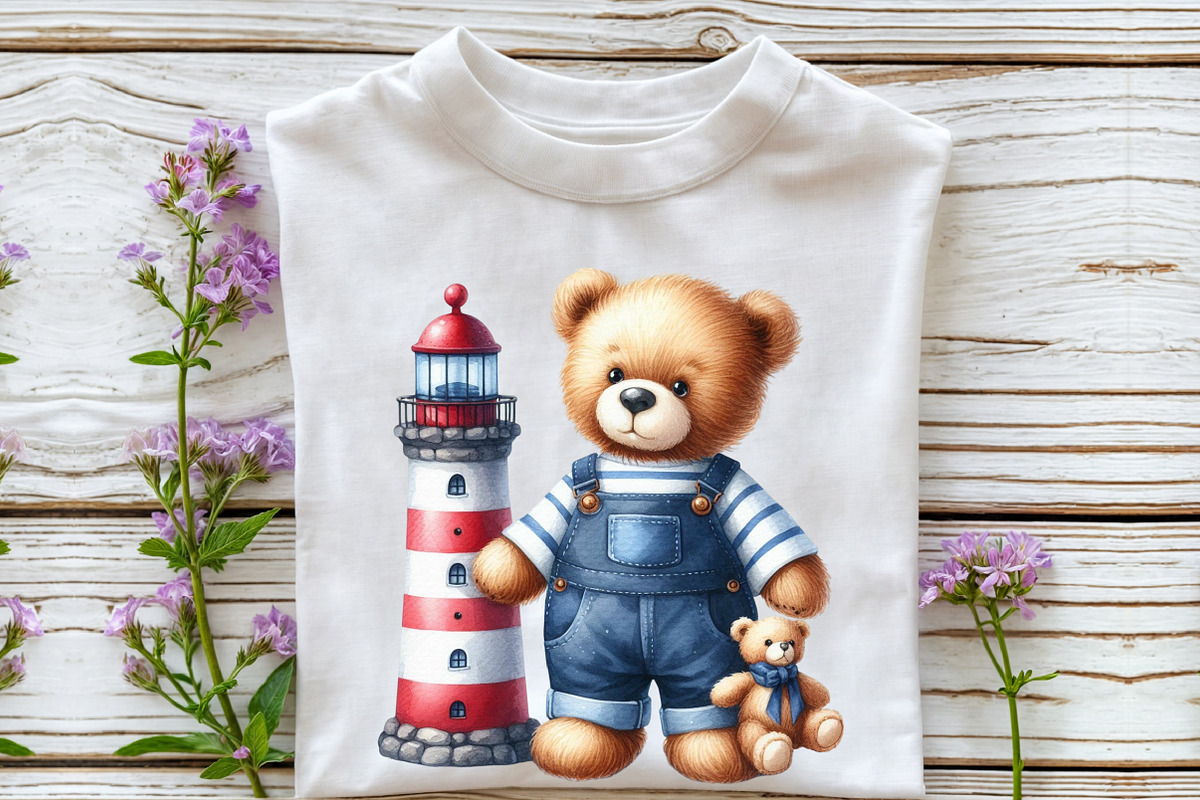 Cute Sailor Teddy Bear Clipart, an Illustration by Rose Art (Photo 4 of 7)