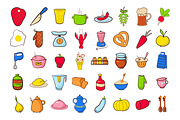 40 Food Icons, an Icon by meowu (Thumbnail 2 of 3)