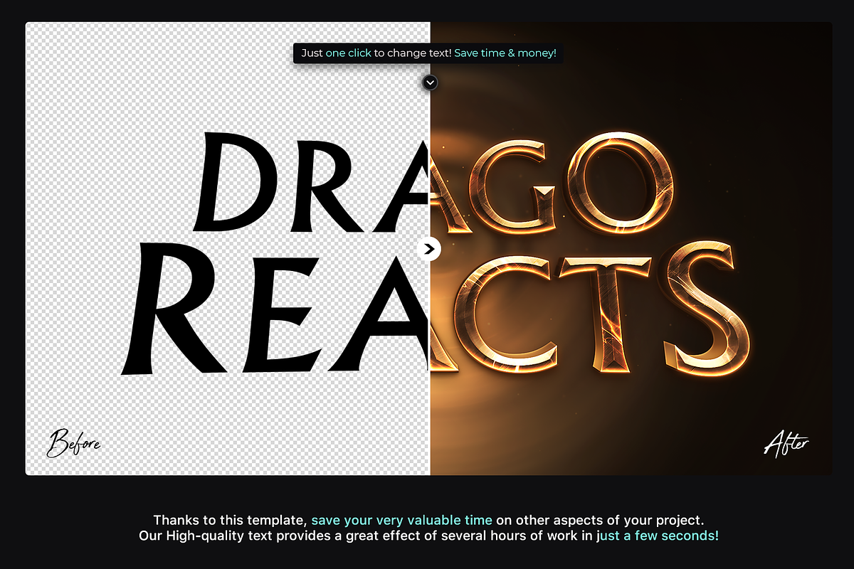 4 Gold Text Effects, a Layer Style Add-On by FLYERHIVE (Photo 8 of 8)