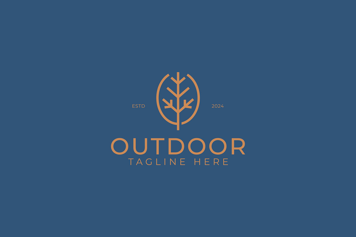Simple Natural Tree Outdoor Logo, a Branding & Logo Template by Signatoro (Photo 1 of 2)