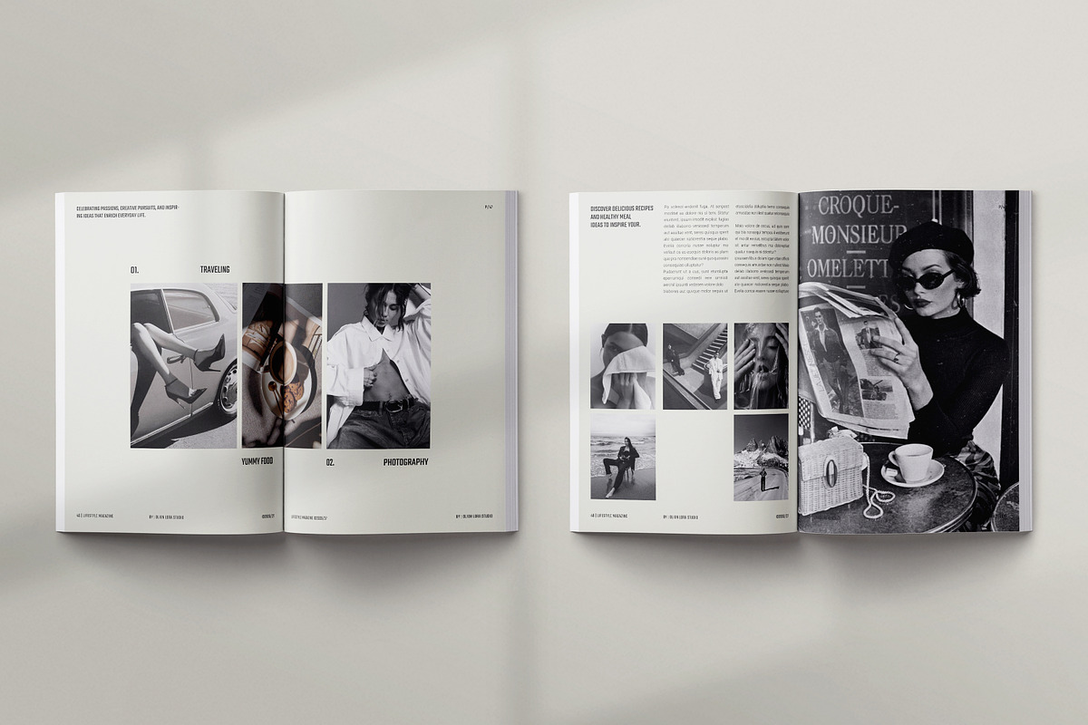 Lifestyle Magazine Template, a Magazine Template by Olion Lora (Photo 16 of 24)