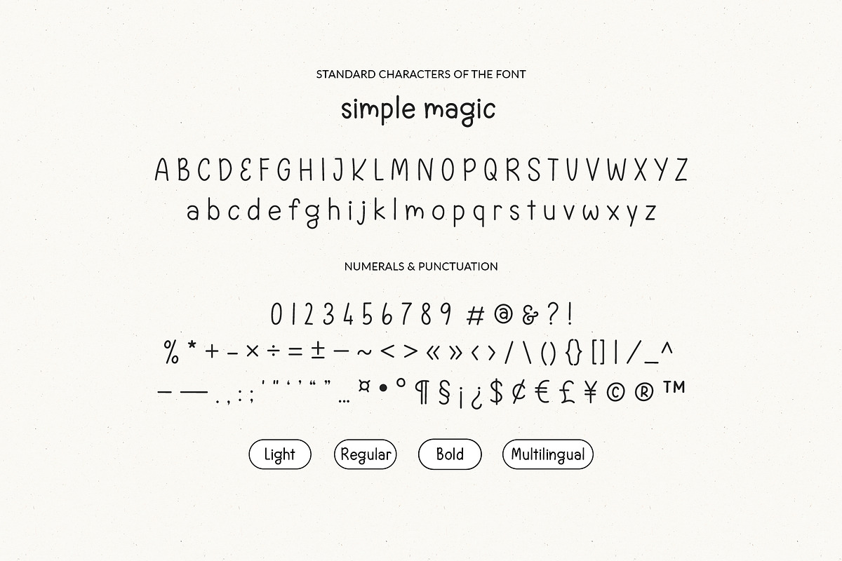 Simple Magic - Neat handwriting font, a Handwritten Font by Kaya Fonts (Photo 18 of 24)