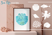 Sea life, an Animal Illustration by KlavaProDesign (Thumbnail 3 of 10)