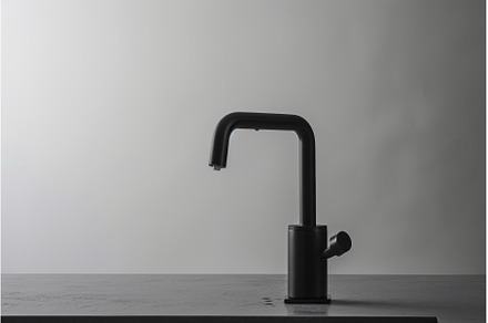 Contemporary Black kitchen faucet, a Technology Photo by Ylivdesign