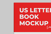 US Letter Book Mockup - 8 views, a Books & Magazine Mockup by Illusiongraphic (Thumbnail 15 of 22)