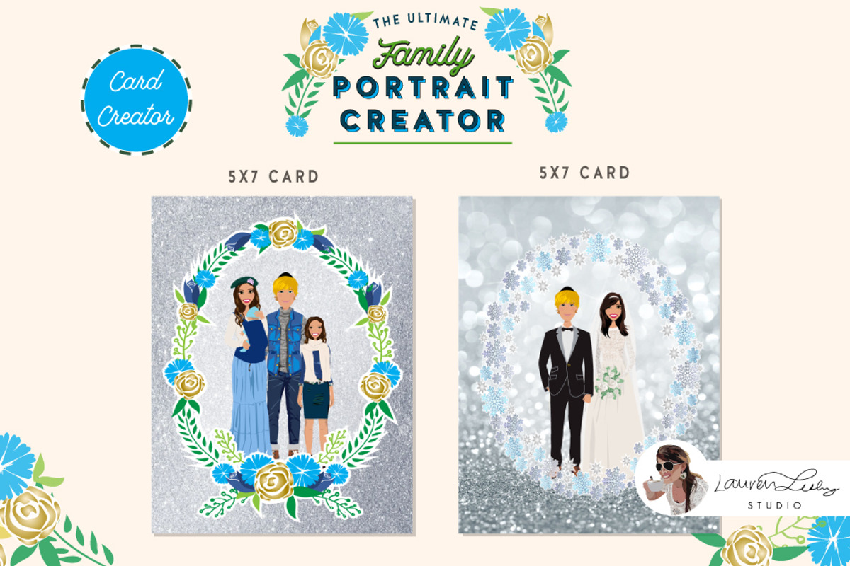 Portrait Creator Jewish Hanukkah, a Person Illustration by Lauren Lesley Studio (Photo 10 of 16)