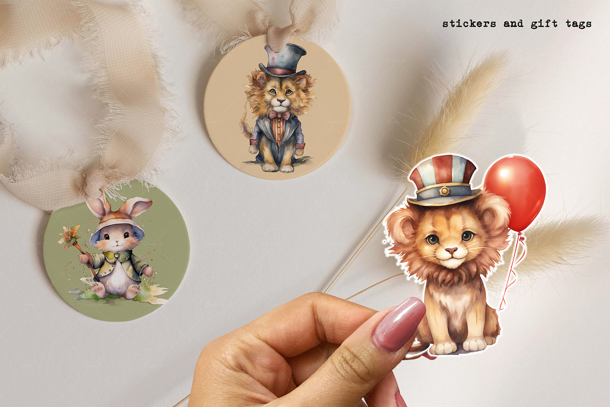 Watercolor Circus Spectacular, an Illustration by Dazzling Art Boutique (Photo 3 of 9)