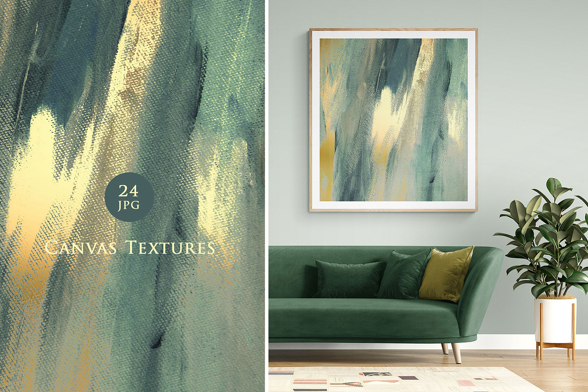 Canvas Gold Texture, a Texture Graphic by sibel dayı (Photo 2 of 10)