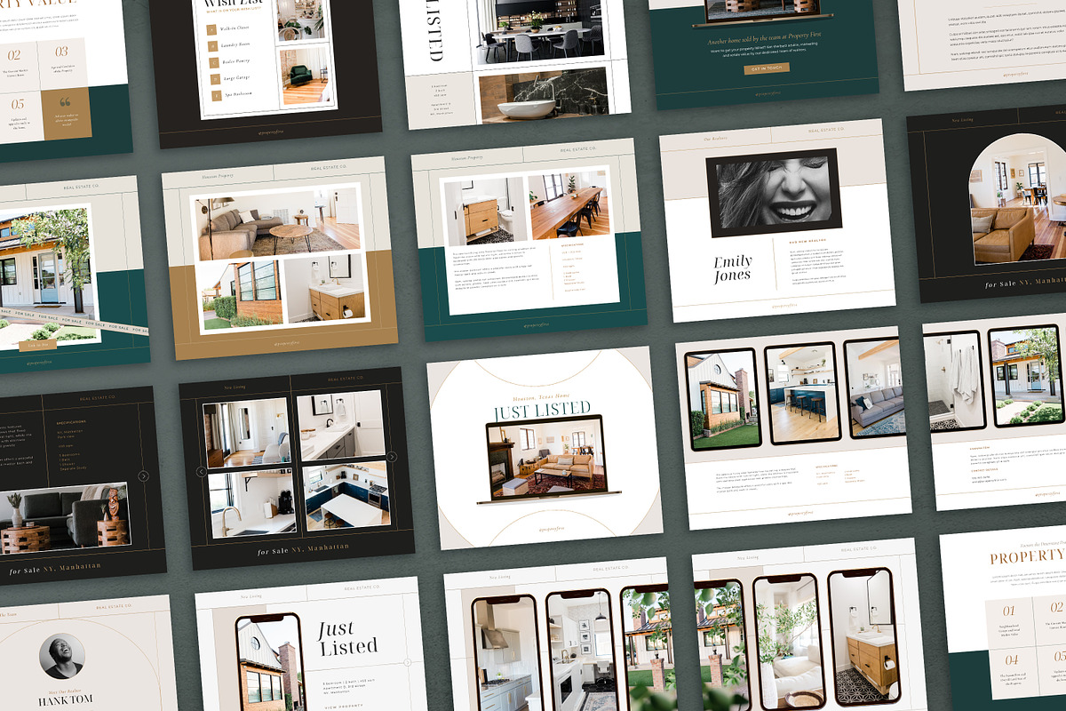 Real Estate Social Media | Canva, a Social Media Template by Marigold Studios (Photo 3 of 9)