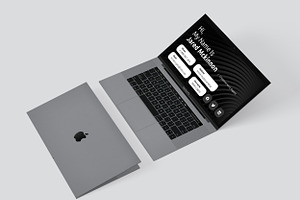 Laptop Business Card - Crypto Trader