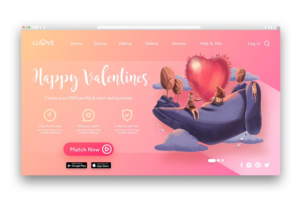 Care for Valentine's day, a Decorative Illustration by Artmeesri (Photo 2 of 3)