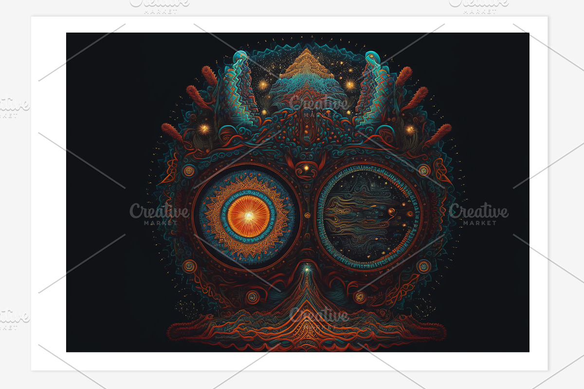 Sham Collection · Shaman Art, a Person Illustration by milatovar (Photo 14 of 18)