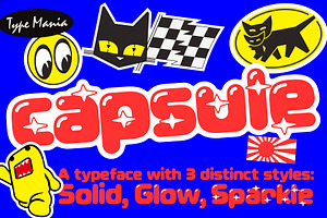Capsule TM – Soft Modular Font