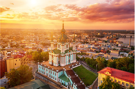 St Andrew's Church in Kyiv