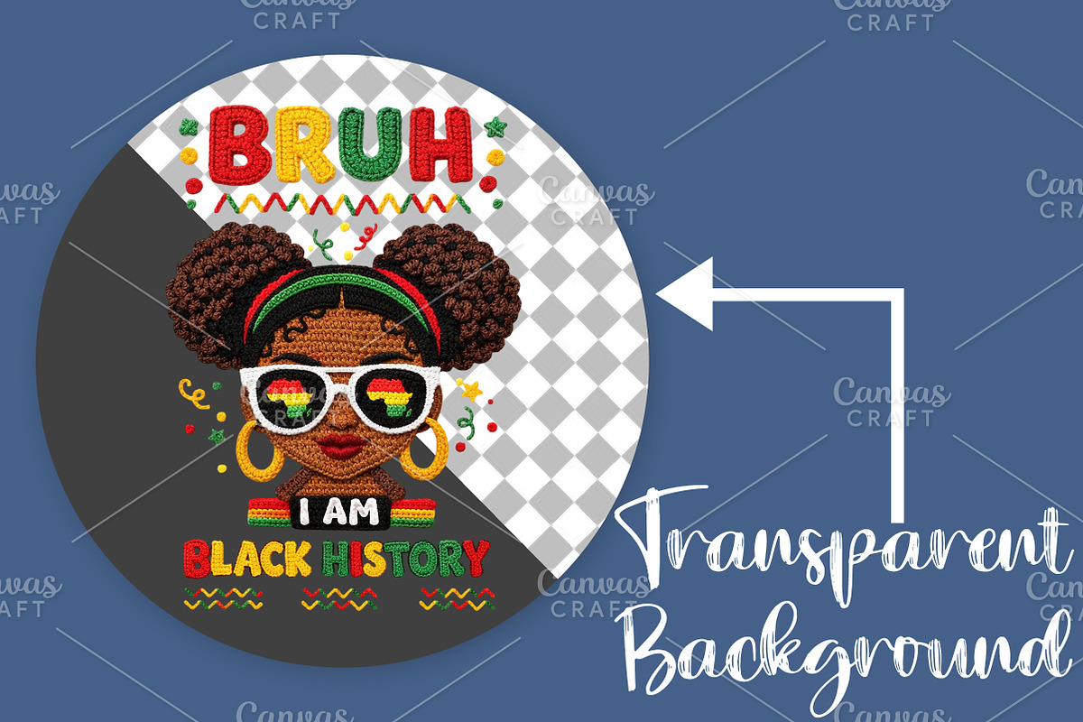 Bruh I Am Black History PNG, an Illustration by Canvas Craft (Photo 2 of 6)