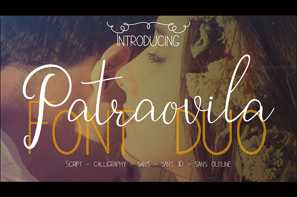 Patraovila font Duo preview 6