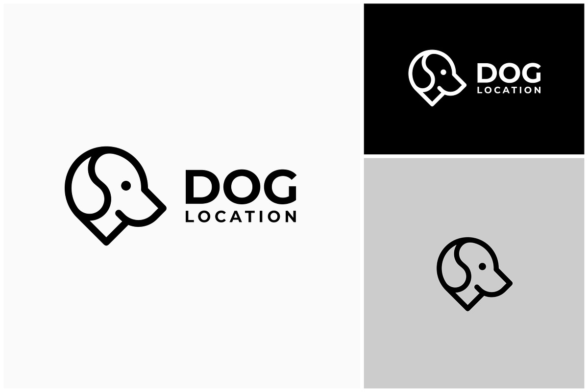 Find Dog Location Logo, a Branding & Logo Template by sore.studios