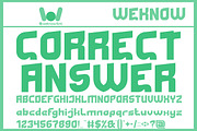 Good Question font, a Font by weknow (Thumbnail 2 of 8)