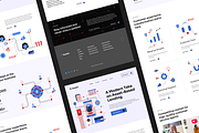 Figma Landing Page Template, a Landing Page Template by zroch design (Thumbnail 6 of 12)