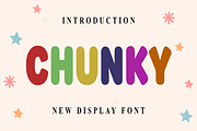 Chunky, a Script Font by FreshTypeINK (Thumbnail 1 of 8)