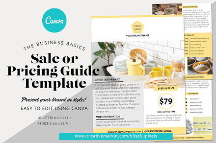 Pricing Guide or Sale Template