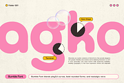 GC Bumble – Rounded Sans Display, a Sans Serif Font by Glyphonic (Thumbnail 4 of 15)