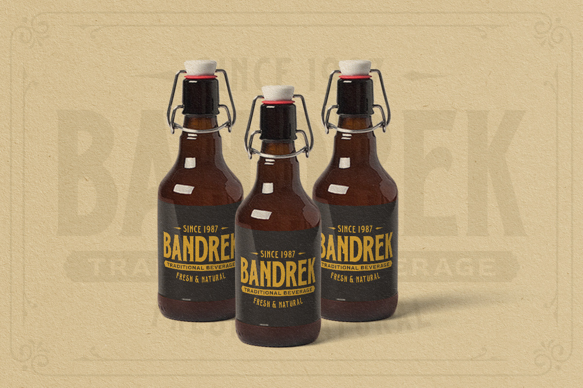 Brains Courage - Vintage Display Fon, a Font by Letterhend Studio (Photo 4 of 8)